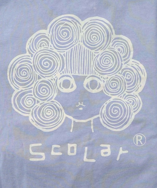 ScoLar(スカラー)の「161602:スカラーちゃん柄ヴィンテージ風パーカー(パーカー・レディース・ピンク/ブラック/ブルー・M)」の18枚目の写真