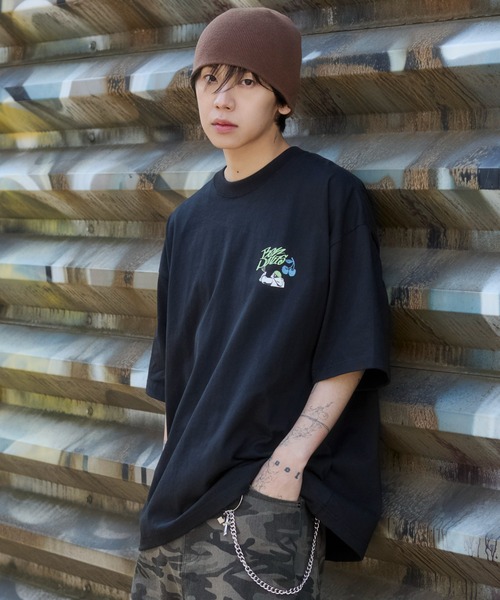 WEGO(ウィゴー)の「∴WEGO/【26年春夏新作】別注BENDAVISグラフィックT(Tシャツ/カットソー・メンズ・チャコール/アッシュグレー/ブラック/ホワイト・SMALL/LARGE/MEDIUM)」の21枚目の写真