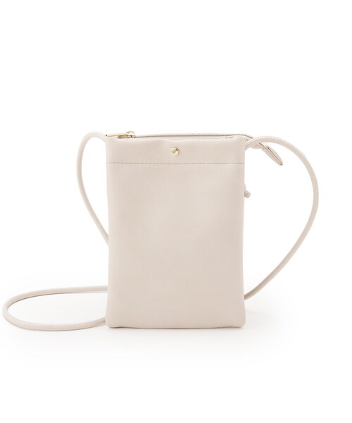 SHOO・LA・RUE（シューラルー）の「2層ミニショルダーバッグ（ショルダーバッグ・レディース・アイボリー/ブラック/ライトベージュ/イエロー・00）」の17枚目の写真