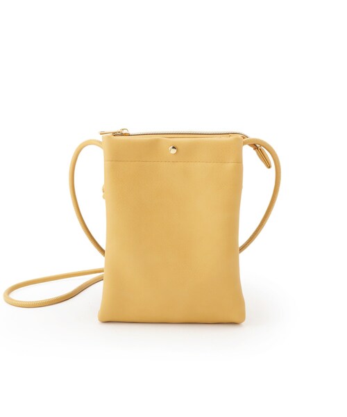 SHOO・LA・RUE（シューラルー）の「2層ミニショルダーバッグ（ショルダーバッグ・レディース・アイボリー/ブラック/ライトベージュ/イエロー・00）」の20枚目の写真