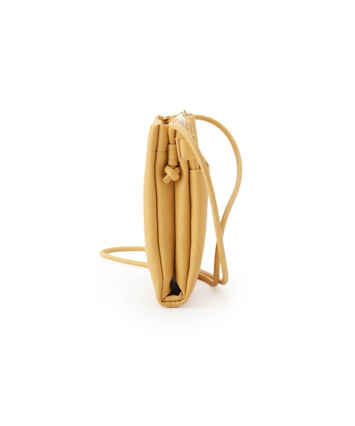 SHOO・LA・RUE（シューラルー）の「2層ミニショルダーバッグ（ショルダーバッグ・レディース・アイボリー/ブラック/ライトベージュ/イエロー・00）」の9枚目の写真