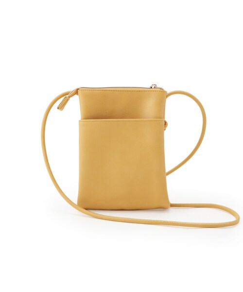 SHOO・LA・RUE（シューラルー）の「2層ミニショルダーバッグ（ショルダーバッグ・レディース・アイボリー/ブラック/ライトベージュ/イエロー・00）」の10枚目の写真