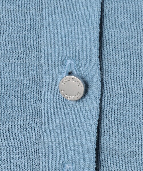 J.PRESS（ジェイプレス）の「DRY COTTON ポロ ニット（ニット/セーター・レディース・アイボリー系/ネイビー系1/サックスブルー系/ネイビー系・T15/T13）」の6枚目の写真