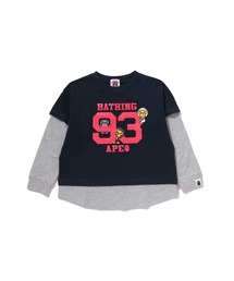 A BATHING APE | BABY MILO LAYERED LOOSE FIT LS TEE(Tシャツ/カットソー)