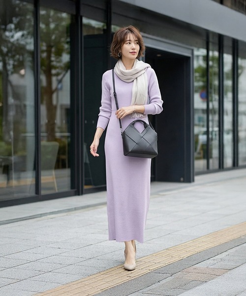 STYLE DELI（スタイルデリ）の「【DELI by】リアルレザー編み込み・2WAYワンハンドルバッグ（ショルダーバッグ・レディース・グレー/ブラウン/ブラック・FREE）」の10枚目の写真