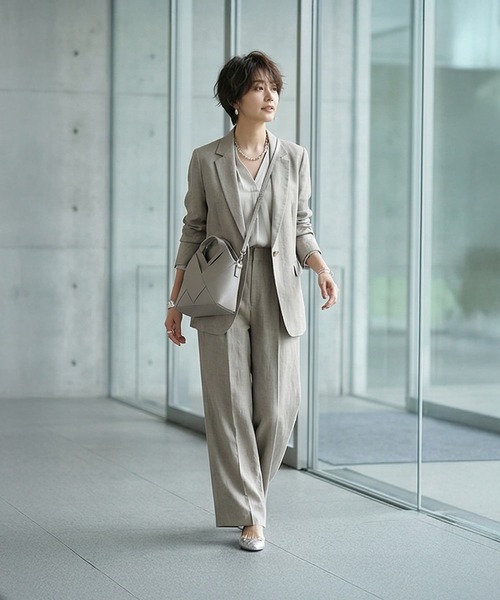 STYLE DELI（スタイルデリ）の「【DELI by】リアルレザー編み込み・2WAYワンハンドルバッグ（ショルダーバッグ・レディース・グレー/ブラウン/ブラック・FREE）」の11枚目の写真