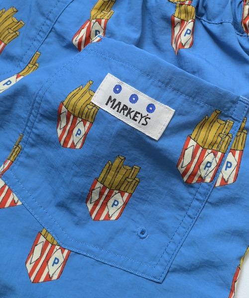 MARKEY'S（マーキーズ）の「【水陸両用】総柄サーフショーツ（その他パンツ・キッズ・ブルー/グリーン/ライトグレー/ベージュ・120/110/140/130/100/95/90/80/150）」の19枚目の写真