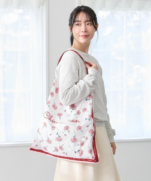 ROOTOTE（ルートート）の「ルートート / LT.タブロー50.フラワ-A（エコバッグ/サブバッグ・レディース・レッド系その他/ピンク系その他/イエロー系その他・FREE）」の3枚目の写真