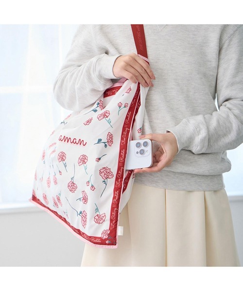 ROOTOTE（ルートート）の「ルートート / LT.タブロー50.フラワ-A（エコバッグ/サブバッグ・レディース・レッド系その他/ピンク系その他/イエロー系その他・FREE）」の6枚目の写真