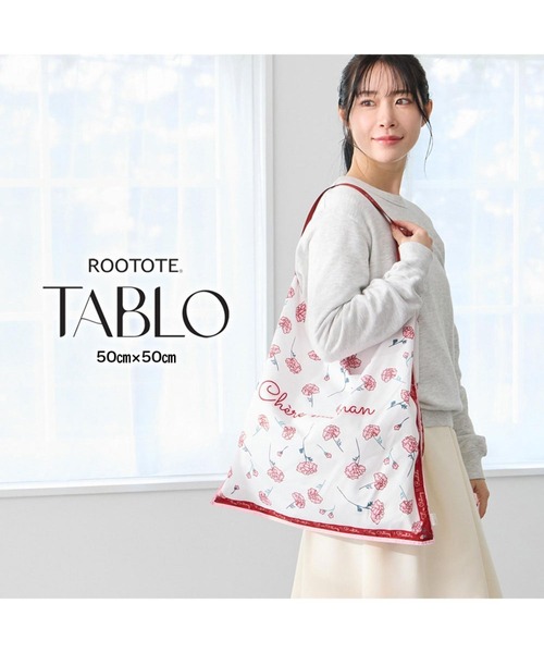 ROOTOTE（ルートート）の「ルートート / LT.タブロー50.フラワ-A（エコバッグ/サブバッグ・レディース・レッド系その他/ピンク系その他/イエロー系その他・FREE）」の4枚目の写真