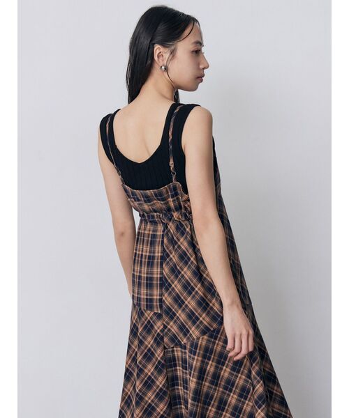 MURUA(ムルーア)の「2WAYキャミワンピース(ワンピース・レディース・ブラック/オレンジ/ブルー・FREE)」の8枚目の写真