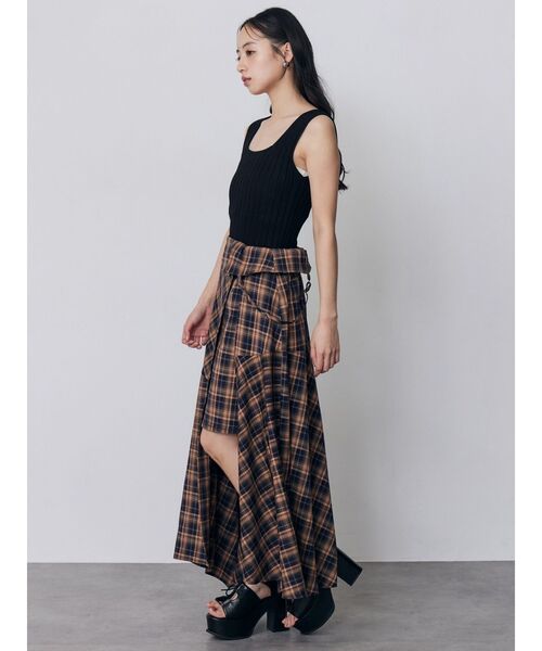 MURUA(ムルーア)の「2WAYキャミワンピース(ワンピース・レディース・ブラック/オレンジ/ブルー・FREE)」の10枚目の写真