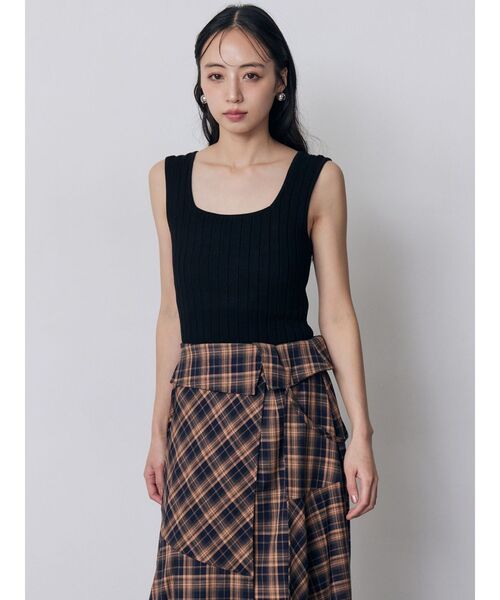 MURUA(ムルーア)の「2WAYキャミワンピース(ワンピース・レディース・ブラック/オレンジ/ブルー・FREE)」の13枚目の写真