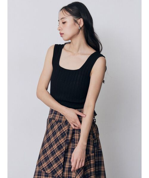 MURUA(ムルーア)の「2WAYキャミワンピース(ワンピース・レディース・ブラック/オレンジ/ブルー・FREE)」の15枚目の写真