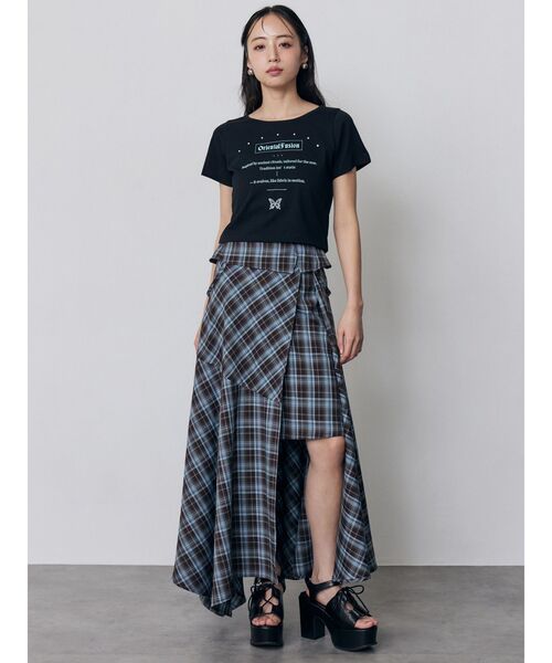 MURUA(ムルーア)の「2WAYキャミワンピース(ワンピース・レディース・ブラック/オレンジ/ブルー・FREE)」の22枚目の写真