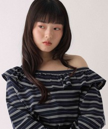 ワンショルボーダーカットソー 655905