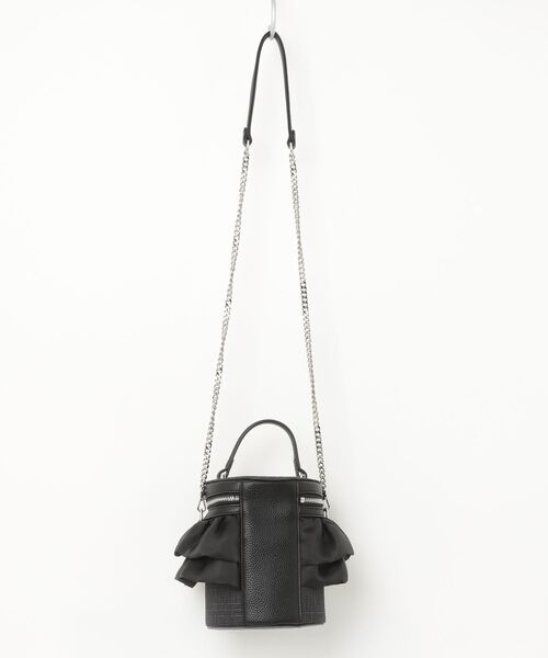 artemis by DIANA(アルテミスバイダイアナ)の「チェーンショルダー付属2WAY バケツ型バニティバッグ(ハンドバッグ・レディース・ブラック/グレー/ホワイト・FREE)」の11枚目の写真