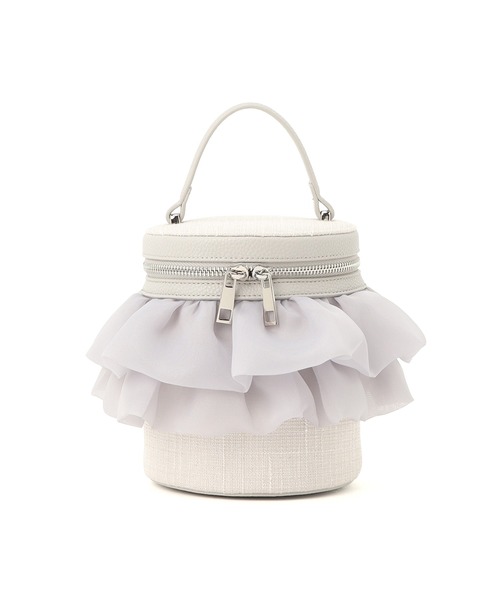 artemis by DIANA(アルテミスバイダイアナ)の「チェーンショルダー付属2WAY バケツ型バニティバッグ(ハンドバッグ・レディース・ブラック/グレー/ホワイト・FREE)」の10枚目の写真