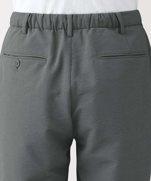 無印良品(ムジルシリョウヒン)の「紳士 風を通すストレッチサッカーノータックパンツ(その他パンツ・メンズ・ダークネイビー/ブラック/グレー系・S/M/L/XL)」の6枚目の写真