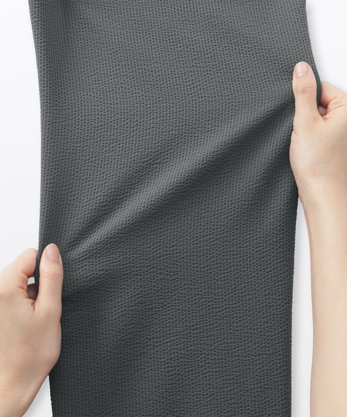 無印良品(ムジルシリョウヒン)の「紳士 風を通すストレッチサッカーノータックパンツ(その他パンツ・メンズ・ダークネイビー/ブラック/グレー系・S/M/L/XL)」の10枚目の写真