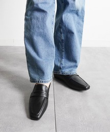 Fabby fabby（ファビィーファビィー）の「スクエアトゥローファーミュール（パンプス）」