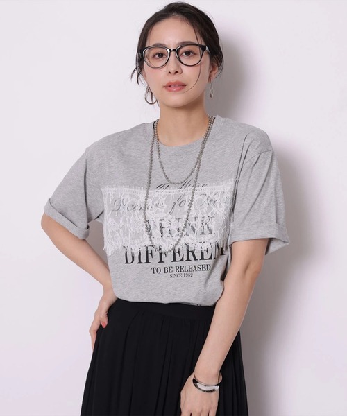 アルページュストーリー　クロップドロゴTシャツ スタッフコーディネート】【ルミネ新宿・ルミネ大宮・ルクア大阪店限定