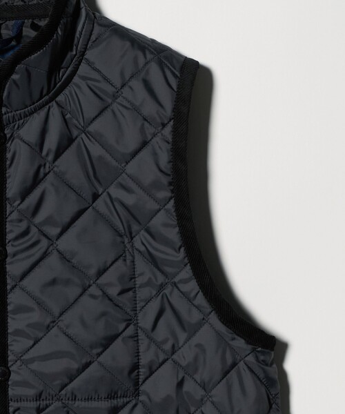 LAVENHAM(ラベンハム)の「<LAVENHAM>LIGHT MICKFIELD VEST/ ライトウェイト ミックフィールド/キルティング ベスト(その他アウター・メンズ・ブラック・XL/M/L)」の4枚目の写真