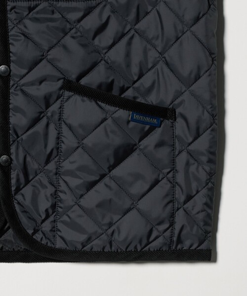 LAVENHAM(ラベンハム)の「<LAVENHAM>LIGHT MICKFIELD VEST/ ライトウェイト ミックフィールド/キルティング ベスト(その他アウター・メンズ・ブラック・XL/M/L)」の5枚目の写真