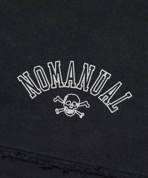 NOMANUAL(NOMANUAL)の「RAW EDGE HOODED ZIP-UP - WASHED BLACK(パーカー・レディース・その他・SMALL/MEDIUM/LARGE)」の4枚目の写真