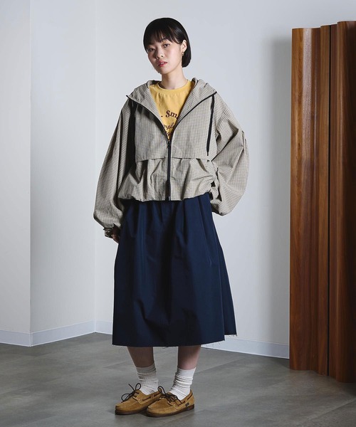 ROSE BUD(ローズバッド)の「GATHER MIDDLE SKIRT(スカート・レディース・ネイビー/ベージュ・S/M)」の15枚目の写真