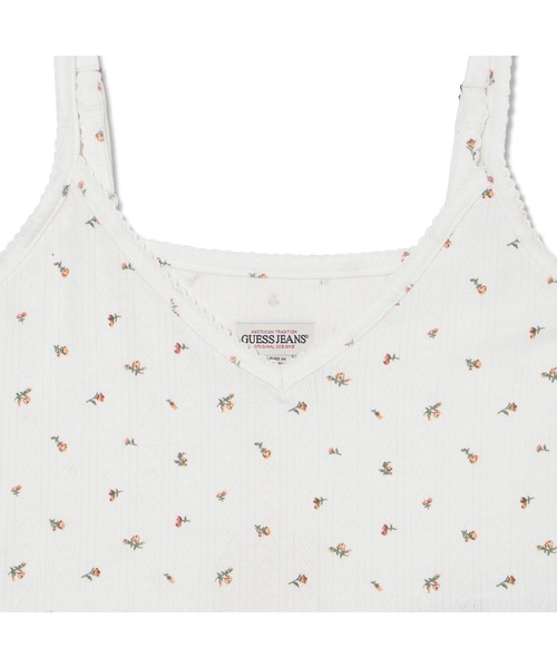 GUESS JEANS（ゲスジーンズ）の「GUESS JEANS Pointelle Cami キャミソール（キャミソール・レディース・ホワイト系その他・MEDIUM/SMALL/X-SMALL）」の7枚目の写真