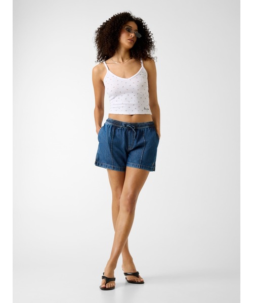 GUESS JEANS（ゲスジーンズ）の「GUESS JEANS Pointelle Cami キャミソール（キャミソール・レディース・ホワイト系その他・MEDIUM/SMALL/X-SMALL）」の4枚目の写真