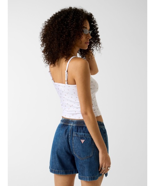 GUESS JEANS（ゲスジーンズ）の「GUESS JEANS Pointelle Cami キャミソール（キャミソール・レディース・ホワイト系その他・MEDIUM/SMALL/X-SMALL）」の2枚目の写真