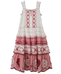 PINK HOUSE（ピンクハウス）の「ローン×ギンガムチェックパッチワークワンピース（ワンピース）」