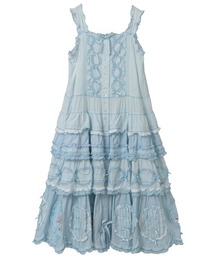 PINK HOUSE（ピンクハウス）の「ローン×ギンガムチェックパッチワークワンピース（ワンピース）」