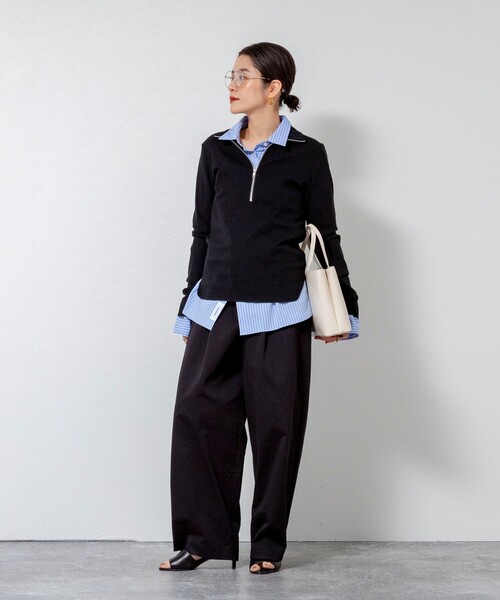 MAQWEL(マクウェル)の「【MAQWEL/マクウェル】スクエアハンドバッグ(トートバッグ・レディース・ブラック/ブラウン/オフホワイト・FREE)」の5枚目の写真