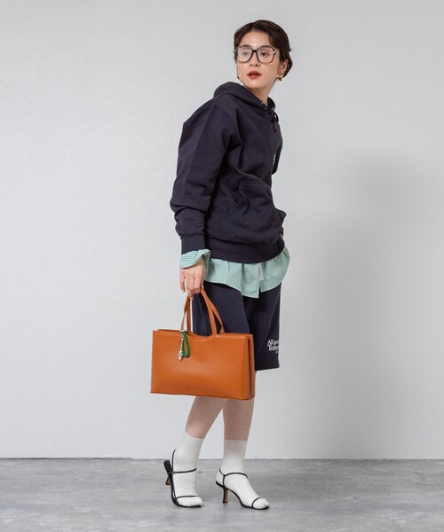 MAQWEL(マクウェル)の「【MAQWEL/マクウェル】スクエアハンドバッグ(トートバッグ・レディース・ブラック/ブラウン/オフホワイト・FREE)」の10枚目の写真