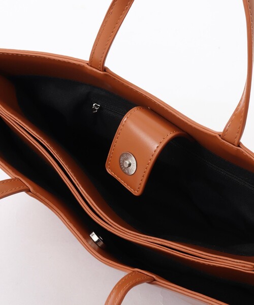 MAQWEL(マクウェル)の「【MAQWEL/マクウェル】スクエアハンドバッグ(トートバッグ・レディース・ブラック/ブラウン/オフホワイト・FREE)」の14枚目の写真