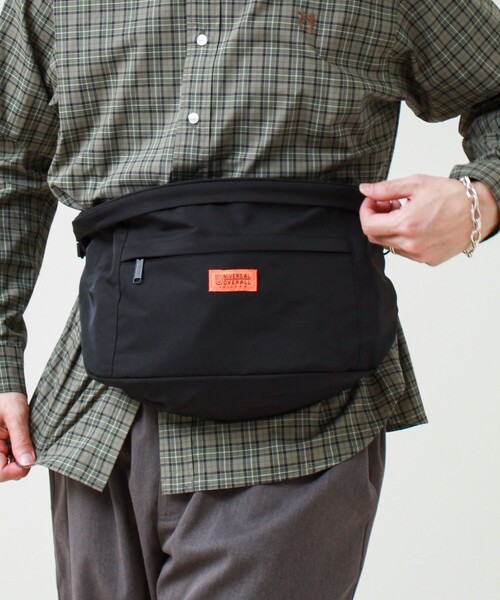 UNIVERSAL OVERALL(ユニバーサルオーバーオール)の「【UNIVERSAL OVERALL】BIG HIP PACK(ショルダーバッグ・メンズ・ブラック/オリーブ/チャコールグレー・FREE)」の20枚目の写真