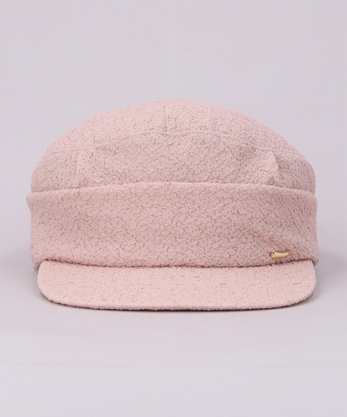 CA4LA（カシラ）の「SUNFLOWER（キャスケット・レディース・ブラック/ピンク/ライトグレー・ONESIZE）」の4枚目の写真