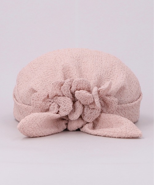 CA4LA（カシラ）の「SUNFLOWER（キャスケット・レディース・ブラック/ピンク/ライトグレー・ONESIZE）」の6枚目の写真