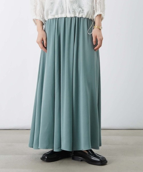 LUCA/LADY LUCK LUCA(ルカ/レディラックルカ)の「LC/LLL Wテレコボリュームスカート(スカート・レディース・ネイビー/ベージュ/ミント・FREE)」の10枚目の写真