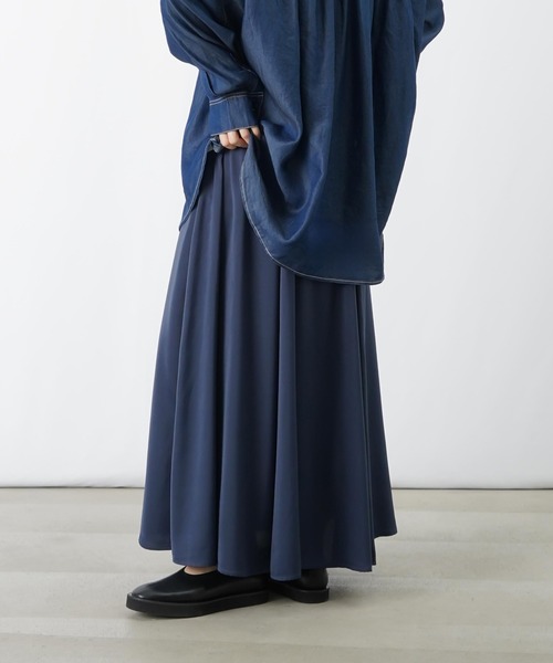 LUCA/LADY LUCK LUCA(ルカ/レディラックルカ)の「LC/LLL Wテレコボリュームスカート(スカート・レディース・ネイビー/ベージュ/ミント・FREE)」の20枚目の写真