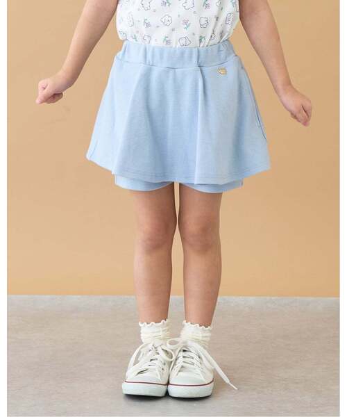 セール】【ともパン】パンツ付きフレアスカート【子供服】【キッズ