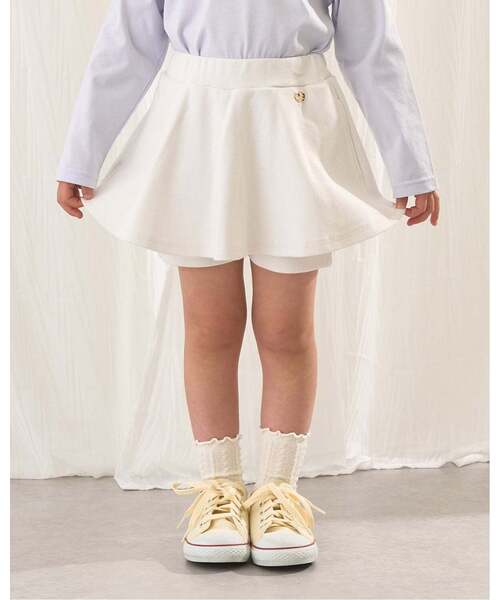 セール】【ともパン】パンツ付きフレアスカート【子供服】【キッズ
