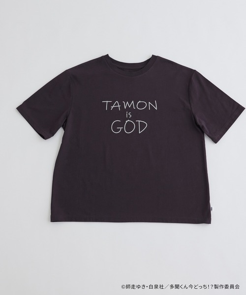 natural couture(ナチュラルクチュール)の「〈多聞くん今どっち!?コラボ〉アソートモチーフT(Tシャツ/カットソー・レディース・その他1/その他2/ブラック/オフホワイト・FREE)」の1枚目の写真