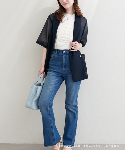 natural couture(ナチュラルクチュール)の「〈多聞くん今どっち!?コラボ〉アソートモチーフT(Tシャツ/カットソー・レディース・その他1/その他2/ブラック/オフホワイト・FREE)」の10枚目の写真