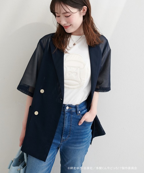 natural couture(ナチュラルクチュール)の「〈多聞くん今どっち!?コラボ〉アソートモチーフT(Tシャツ/カットソー・レディース・その他1/その他2/ブラック/オフホワイト・FREE)」の11枚目の写真