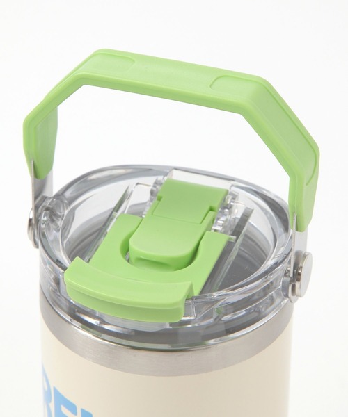 BAYFLOW（ベイフロー）の「[保冷・保温]BF TYPOストロー付きの2WAYステンレスタンブラー570ml（グラス/マグカップ/タンブラー・レディース・パープル/オレンジ/グリーン/ライトグレー/ホワイト・0）」の10枚目の写真