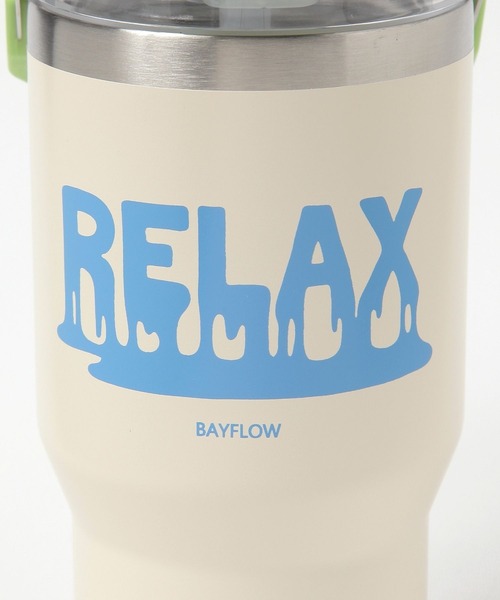 BAYFLOW（ベイフロー）の「[保冷・保温]BF TYPOストロー付きの2WAYステンレスタンブラー570ml（グラス/マグカップ/タンブラー・レディース・パープル/オレンジ/グリーン/ライトグレー/ホワイト・0）」の16枚目の写真